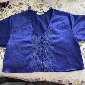 Victoria secret GOLD Tag cropped top